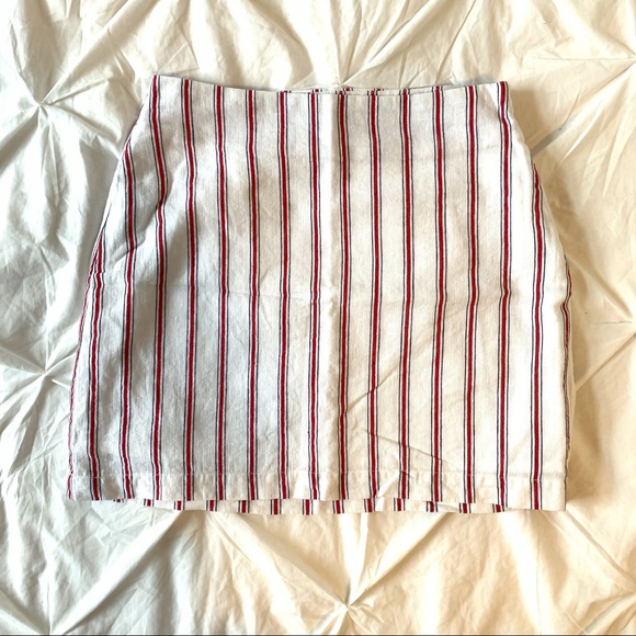 F21 striped mini skirt - Picture 1 of 2